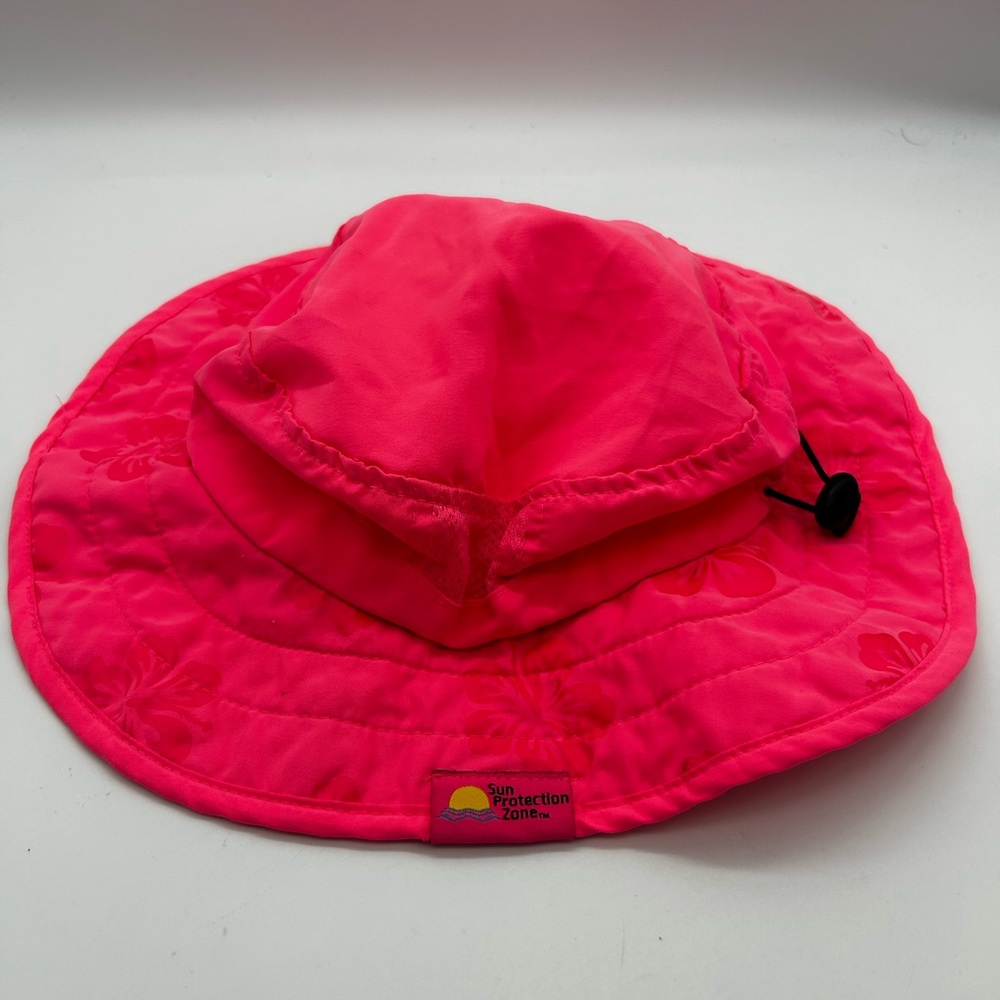 Sun Protection Zone Girls Kids 50+ UPF Pink Summer Hat One Size 50-54  3-8 years
